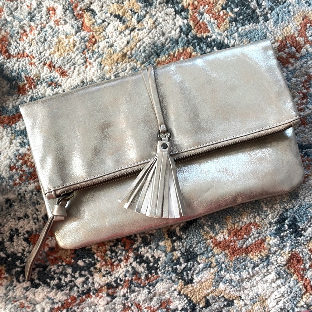 Vintage gold Lucky Brand clutch